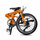 意昂5P8折叠自行车20英寸8速成人男女休闲单车经典款KBC083