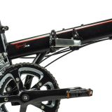 意昂5SP18折叠自行车20英寸18速 D18远行公路折叠车KAC083 