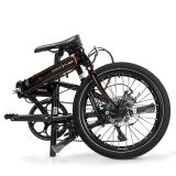 意昂5折叠自行车D8碟刹款P8 20寸8速铝合金单车KBA083